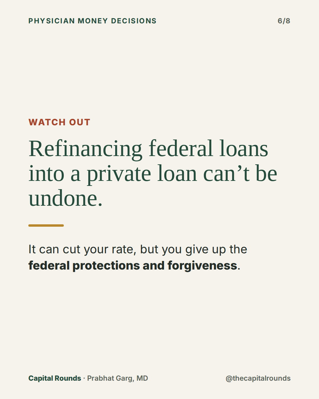 Slide 6 of 8: Pay off student loans or invest? A decision map