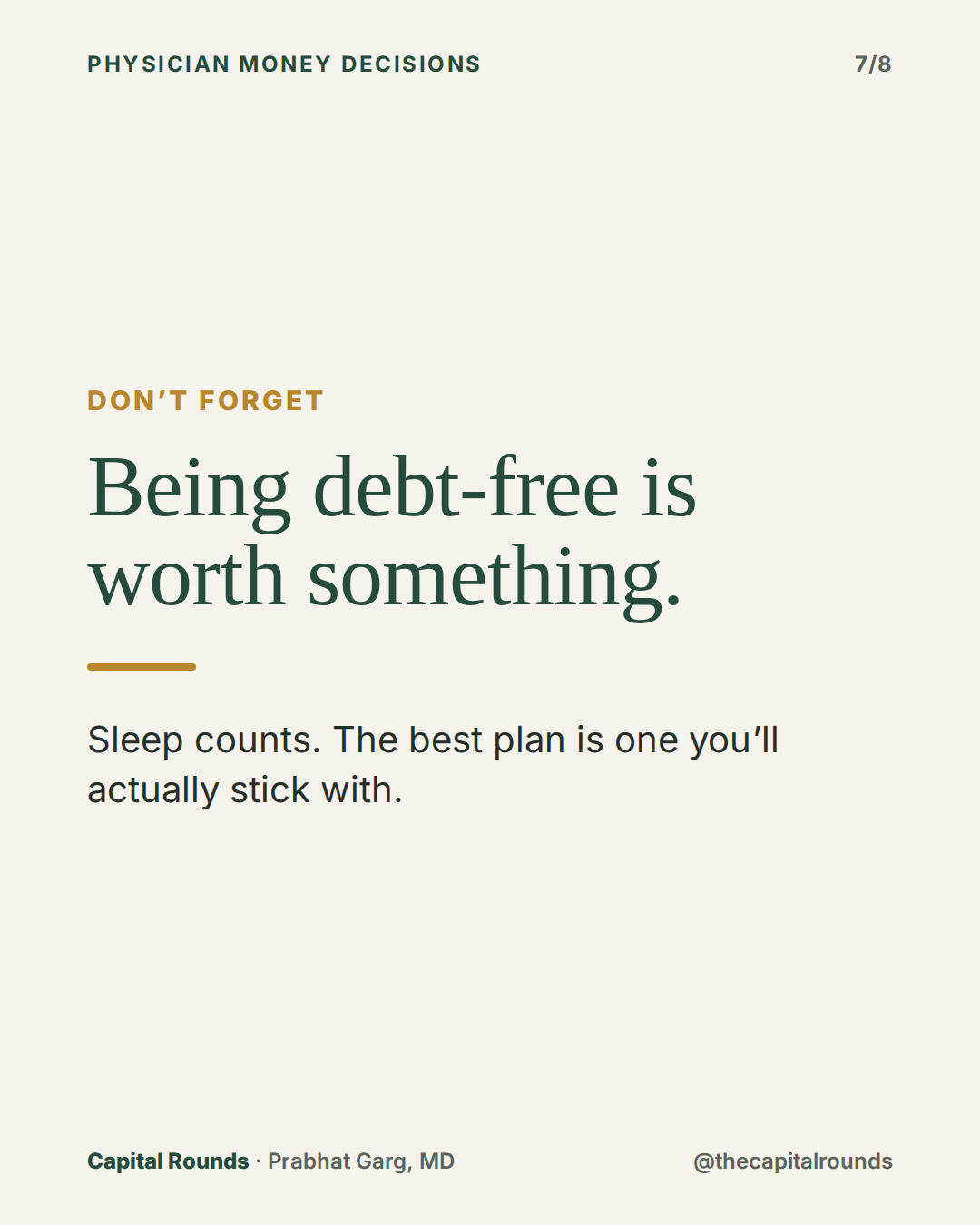 Slide 7 of 8: Pay off student loans or invest? A decision map